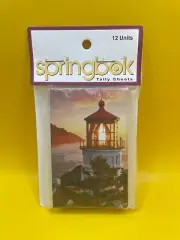 Springbok Bridge Tally Sheets - 12 Units - Lighthouse - Morning Light - NIP