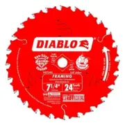 Diablo 7-1/4" X 5/8" X 24T Circular Saw Blade