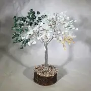 PROSPERITY GEMSTONE CHIP TREE WITH 300 STONES CRYSTAL TREE OF LIFE