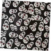 [Yardenfun] Halloween Skull Bandana Halloween Parties Headwrap Stylish Headwrap Ghost Headbands Hair Accessory pañuelos para mujer silk scarves hair bandana man polyester elasticity hair towel