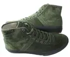 Vans Men's Gilbert Crockett Hi Corduroy Olive Green Black shoes Size 9 NIB