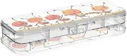 Ants Carrying Food in A Line Plastic Box For Pencils Double-Deck Pens Marker Case For Stationery Supplies With Snap And Lid