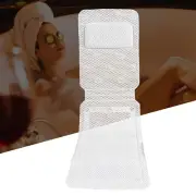 Full Body Bath Pillow Home SPA Bathtub Mat Pillow Non-Slip Suction Cups Cushion