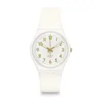 【SWATCH】GENT 原創 手錶 WHITE BISHOP (34MM) 瑞士錶 SO28W106-S14