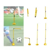 Football Agility Training Poles Multifunction Foldable Obstacle Slalom Poles