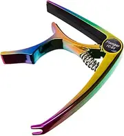 ERINGOGO 1Pc Rainbow Color Guitar Capo Professional Clip Tuner for Acoustic Electric Guitars Useful Clip for Musicians Practical Guitar Accessories