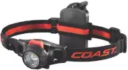 NEW COAST HL7R HEADLAMP HEAD LAMP RECHARGEABLE AC/USB 3 AAA FLASH LIGHT 1660000