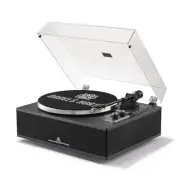 ANGELS HORN Vinyl Record Player, Bluetooth Turntable with Built in Speakers