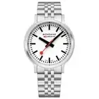Mondaine Stop2Go MST.4101B.SJ.2SE Steel 41 mm White Dial Quartz Men's Watch