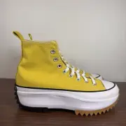 Converse Run Star Hike Hi Platform Sneakers Yellow Womens 8.5-9