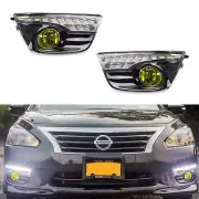 Switchback LED Daytime Running Lights w/ Yellow Fog Lamps Kit For Nissan Altima (for: Nissan)