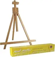 Mont Marte Signature Beech Wood Tabletop Display Easel, 45 x 75 cm Size