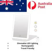 Rechargeable Travel Makeup Vanity Mirror with 72 Led Lights Portable Lighting