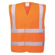 Portwest Unisex Adult Eco Friendly Hi-Vis Vest (Orange) - RW8661