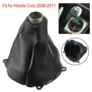 Boot Cover Shift Shifter For Civic Si 2006-2011 PU Leather Tool New (for: Honda)