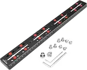 [Yueoct] 400mm/15.7" Telescope Rail Bar Vixen Style Dovetail Mounting Plate, with M6 1/4" 3/8" Camera Screw for Telescope Saddle Mount Base OTA Equatorial Head Tripod Adapter Sky Astrophotography