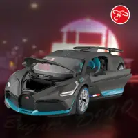 在飛比找momo購物網優惠-【瑪琍歐】1:24 Bugatti DIVO合金模型車/63