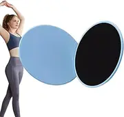 Exercise Core Sliders - Fitness Core Foot Sliding Discs - Multi-Purpose Floor Sliders for Gliding Squat, Pilates, Reverse Knee, Yoga, Core Training