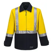 Huski Flame Resistant Welder Jacket Men's - Yellow-navy