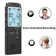 8/16/32GB Mini Digital Voice Recorder Dictaphone Audio Sound Recorder MP3 Player