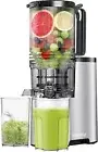 High Juice Yield Juicer - 350W Masticating Machine for Whole Fruits & Veggies