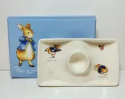 2001 Wedgwood Beatrix Potter Peter Rabbit Snack Tray Plate Server Dish - NEW