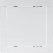 6" x 6" White Plastic Access Panel Door Opening Flap Cover Plastic - White 6x6
