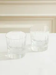 [Christofle] Christofle - Iriana Set Of Two Crystal Glasses - Clear - One size One size Neutrals