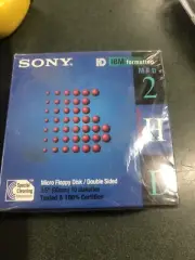 SONY 3.5" Floppy Disks Double Sided 10MFD-2HD 10 Pack New Sealed