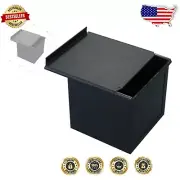 Oven Safe Iron Bread Pan with Sliding Lid - Perfect for Fluffy Baking