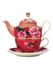 [Maxwell & Williams] Teas & C's Silk Road Teapot Tea for One with Infuser 380ml in Red