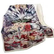 Fairytale Art Faerie Witch of Cats Throw Blanket
