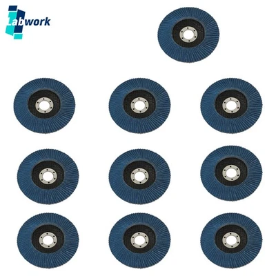 5” 125mm Premium Zirconia Flap Disc / Wheel Angle Grinder Sanding Disk for Metal