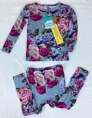 NWT POSH PEANUT Open Blue Sweatshirt & Jogger Set 18-24M