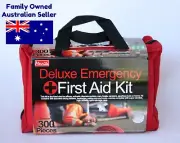 Large Emergency 300PC FIRST AID KIT - Camping, Car, Home, Sports, Work, Hiking