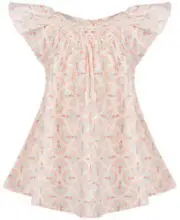 First Impressions Baby Girls Floral-Print Smocked Top Soft Plush 12 months