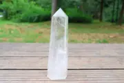 0.8kg Natural Clear quartz Obelisk Quartz Crystal Wand Point Tower Reiki Healing