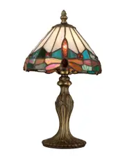 Dale Tiffany Roseate Jewel Dragonfly Accent Table Lamp