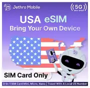Jethro Mobile eSIM Card Phone Kit