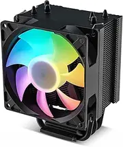 Vetroo V3 CPU Air Cooler w/ARGB Lighting and PWM Smart Control - Compact Design with Height of 133mm & 92mm Fan, Direct Heat Pipes, Aluminium Fins, for AMD AM4/AM5 & Intel LGA1851/1700/1200/115X