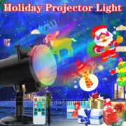 12 Patterns Christmas Projector Laser Light LED Snowflake Xmas Landscape Decors