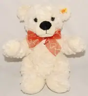 STEIFF - 013218 - BERNIE 14" Teddy Bear - Red Hearts Ribbon - Plush - *BRAND NEW