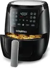 Air Fryer, 4 Quart, 1-Touch Cooking Presets, Black and Stainless Steel Fry Force