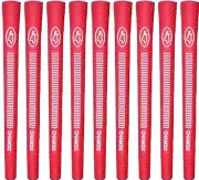 Avon Chamois Red Jumbo Golf Grips - Set of 9 - New