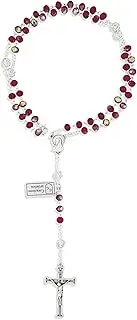 [Venerare] Faceted Glass Crystal Rosary Beads by Vatican Imports