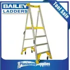 Bailey Platform Ladder Job Station Height 1.2m P170 Aluminium 4 Platform FS13539