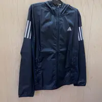 在飛比找蝦皮購物優惠-有間店🔹ADIDAS 男生 風衣外套 基本款 黑色 HZ45