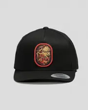 [The Mad Hueys] The Mad Hueys Men's Kraken Tins Snapback Cap in Black One Size Black