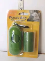 2 Rolls Poop Bag Fragrant Pet Waste Bags, Dispenser Outdoor Pick-Up Bag Travel