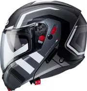 Caberg Horus X Road, flip up helmet , color: Matt Black/Grey/White , size: M